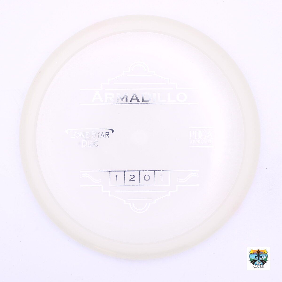 Lone Star Disc Bravo Glow Armadillo, Manufacturer Weight Range: 173-176 Grams, Color: Glow, Serial Number: 0094-0027