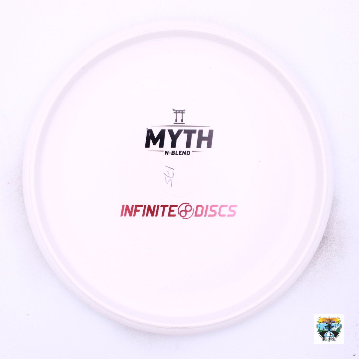 Infinite Discs N-Blend Myth Bottom Stamp, Manufacturer Weight Range: 173-176 Grams, Color: White, Serial Number: 0120-0025