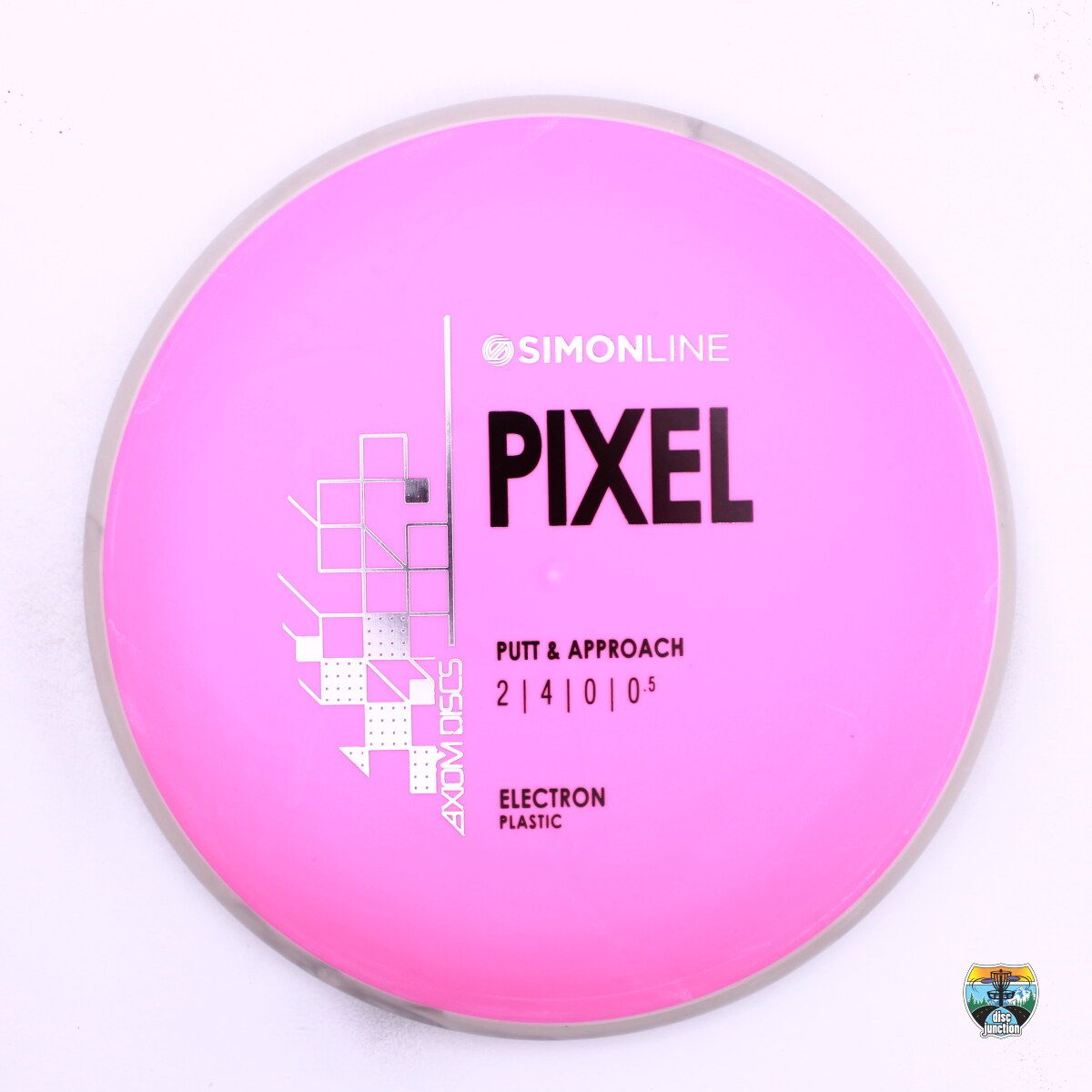 Axiom Electron Pixel Simon Lizotte Simon Line, Manufacturer Weight Range: 170-175 Grams, Color: Pink/Grey, Serial Number: 0521-0002