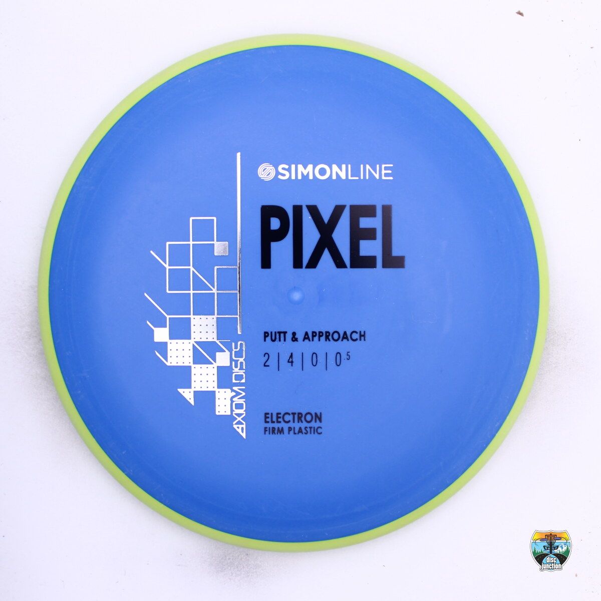 Axiom Electron Firm Pixel Simon Lizotte Simon Line, Manufacturer Weight Range: 170-175 Grams, Color: Blue/Yellow, Serial Number: 0649-0003
