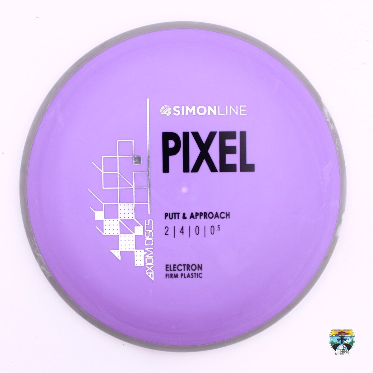 Axiom Electron Firm Pixel Simon Lizotte Simon Line, Manufacturer Weight Range: 170-175 Grams, Color: Purple/Grey, Serial Number: 0697-0018