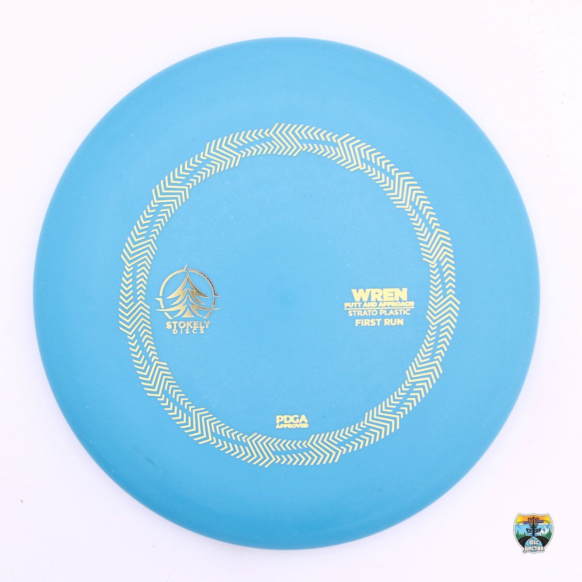 Stokely Discs - Strato Wren First Run, Manufacturer Weight Range: 173-175 Grams, Color: Blue, Serial Number: 0706-0001