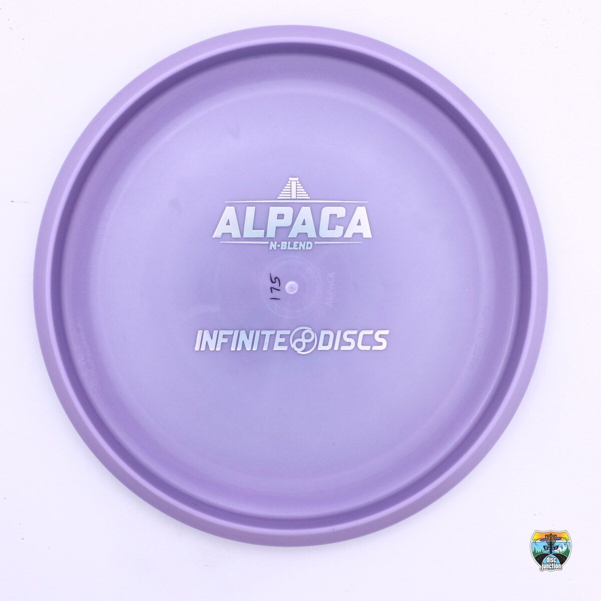 Infinite Discs N-Blend Alpaca Bottom Stamp, Manufacturer Weight Range: 173-176 Grams, Color: Purple, Serial Number: 0412-0068