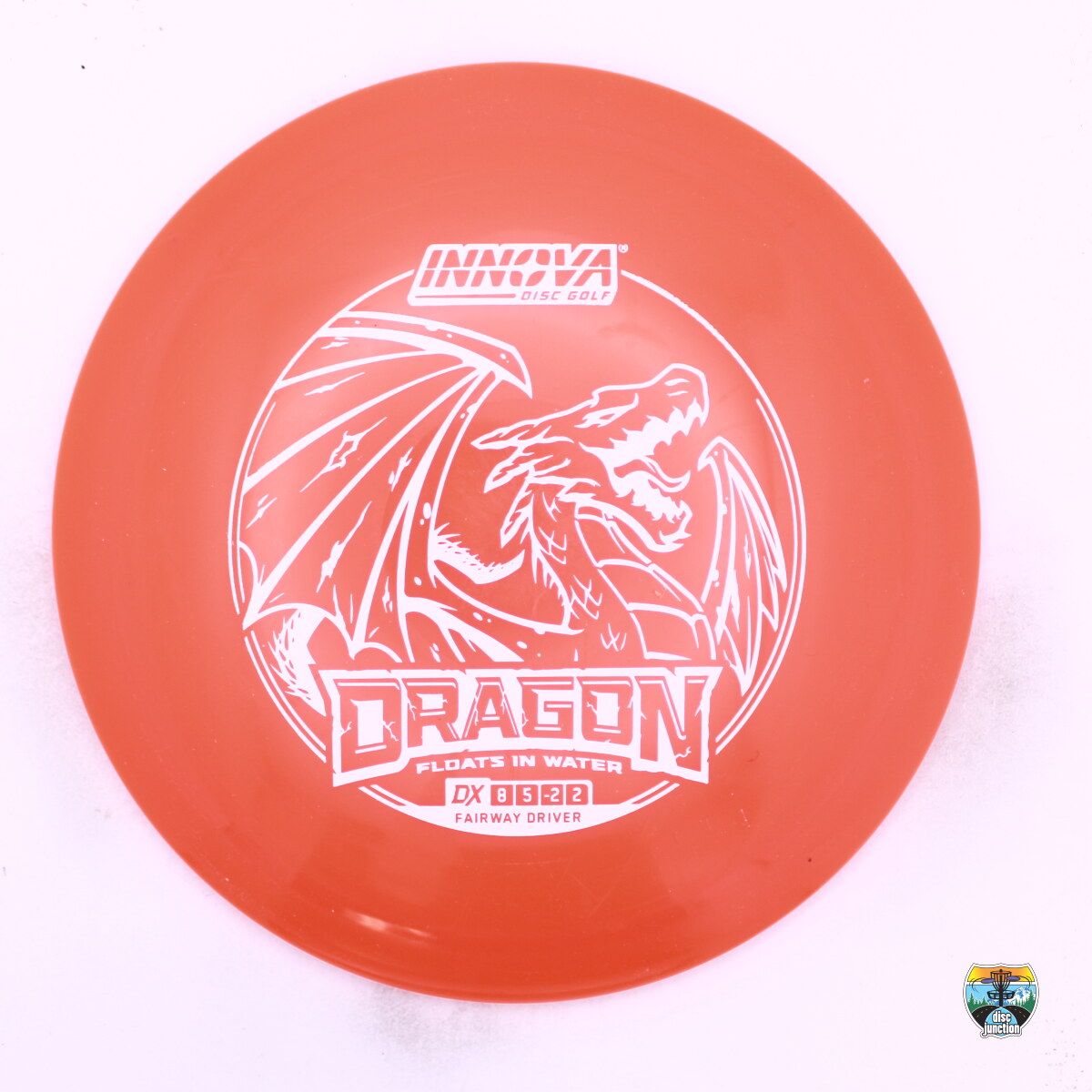 Innova DX Dragon, Manufacturer Weight Range: 151-159 Grams, Color: Orange, Serial Number: 0389-0166
