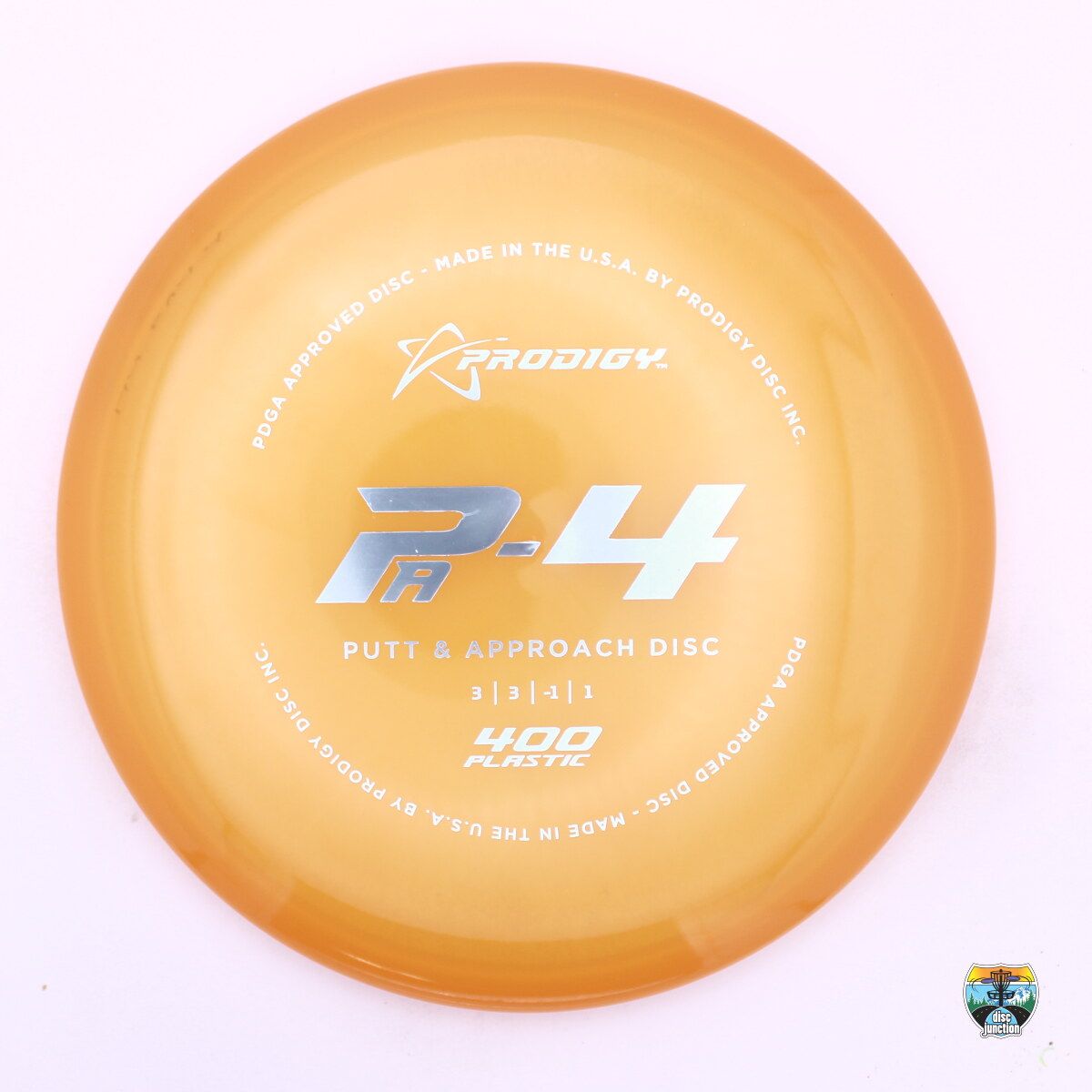 Prodigy 400 PA-4, Manufacturer Weight Range: 170-174 Grams, Color: Orange, Serial Number: 0211-0117