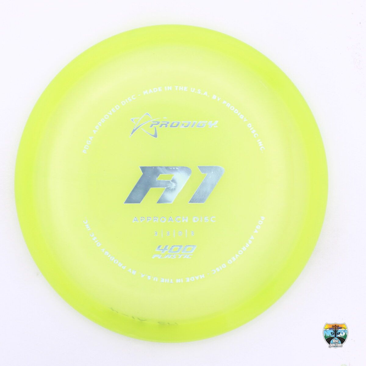 Prodigy 400 A1, Manufacturer Weight Range: 170-174 Grams, Color: Green, Serial Number: 0211-0037