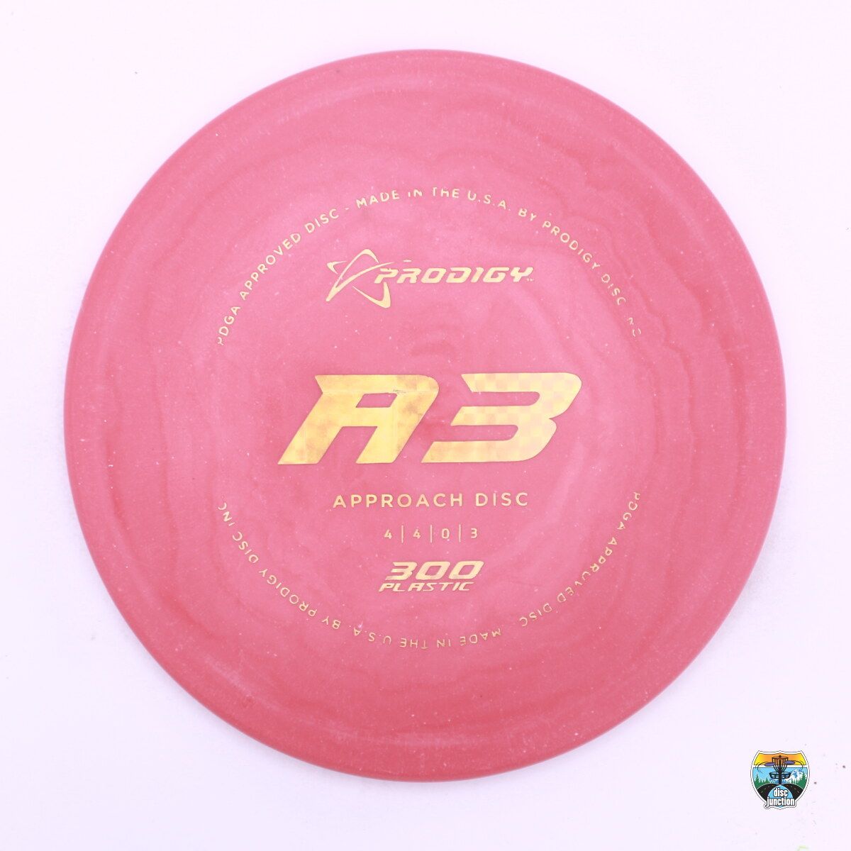 Prodigy 300 A3, Manufacturer Weight Range: 170-174 Grams, Color: Pink, Serial Number: 0211-0003