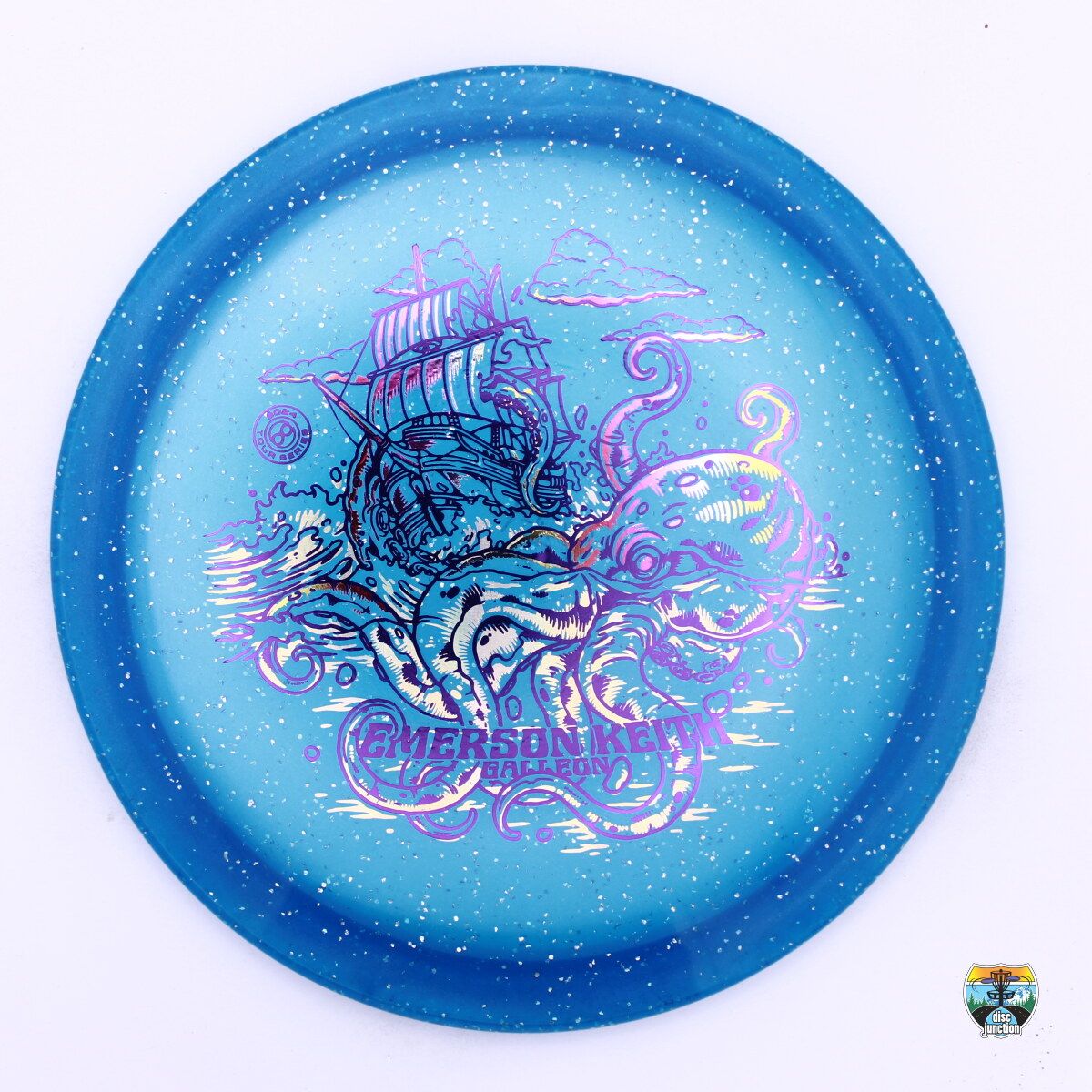 Infinite Discs Concrete Galleon, Manufacturer Weight Range: 173-176 Grams, Color: Blue, Serial Number: 0234-0011