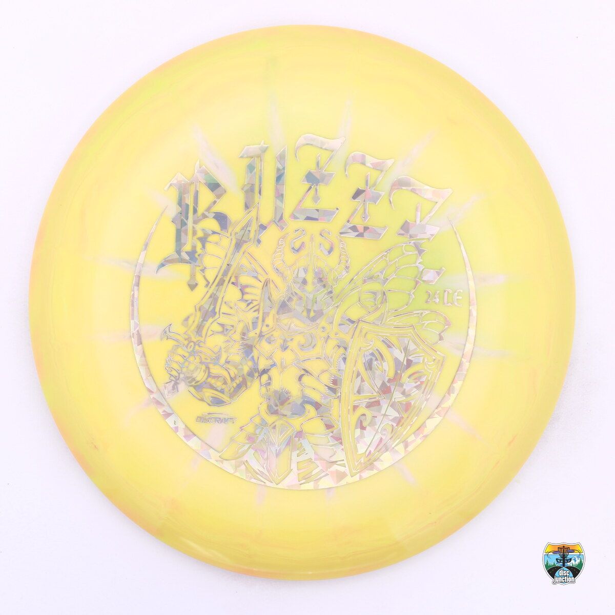 Discraft ESP Swirl Buzzz SS Ledgestone Edition 2024 Season 3, Manufacturer Weight Range: 177+ Grams, Color: Yellow, Serial Number: 0237-0008