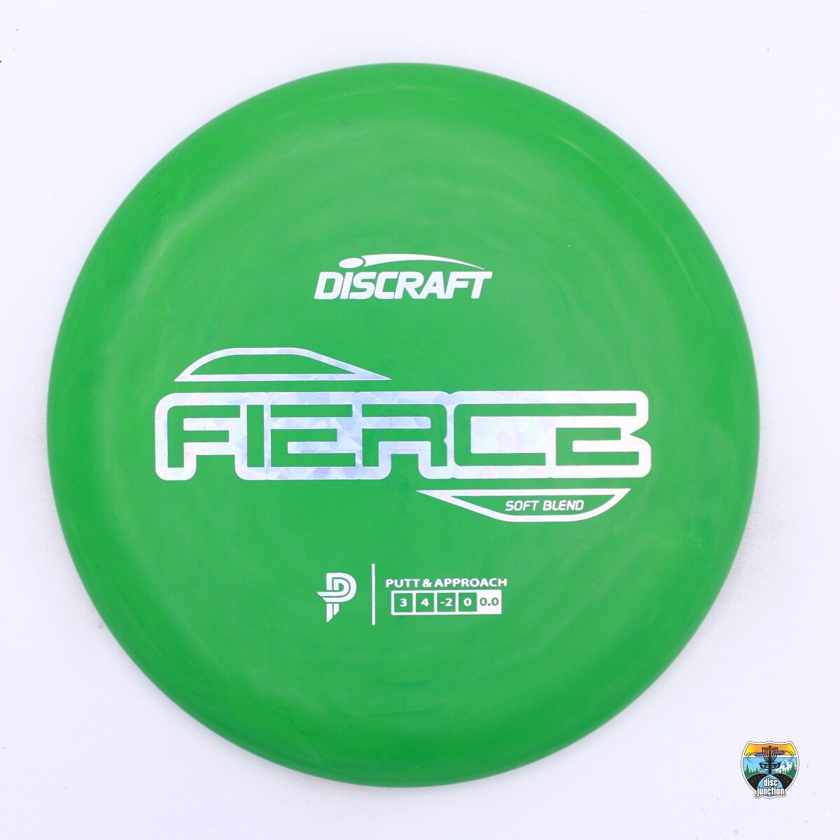 Discraft Soft Fierce Paige Pierce, Manufacturer Weight Range: 173-174 Grams, Color: Green, Serial Number: 0251-0074