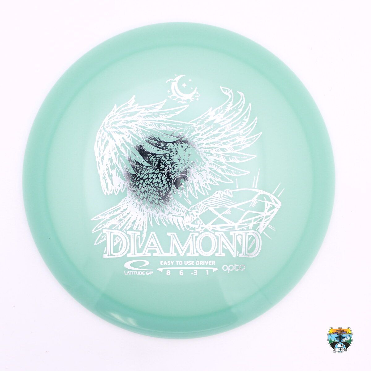Latitude 64° Opto Moonshine Diamond, Manufacturer Weight Range: 155-159 Grams, Color: Blue, Serial Number: 0680-0090