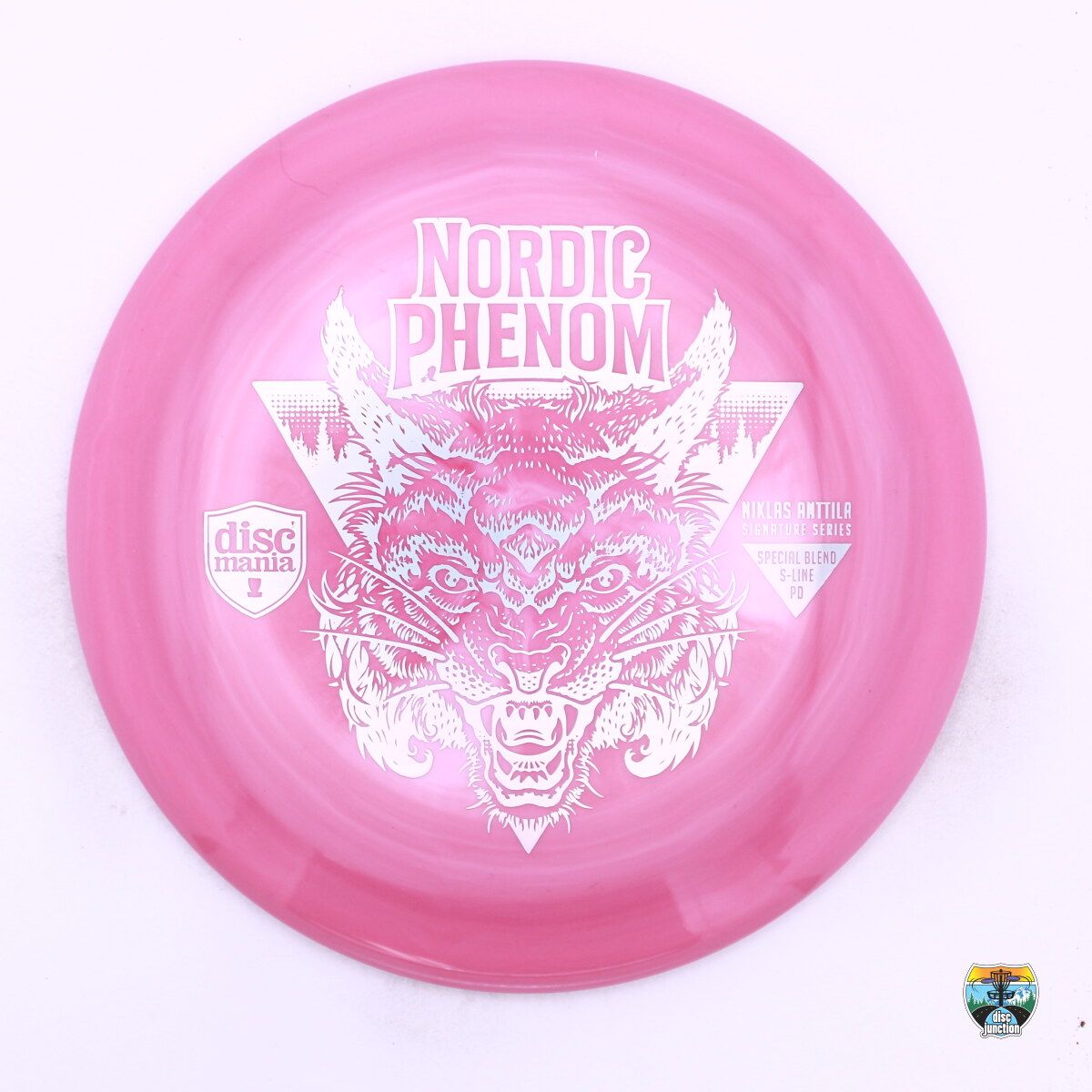 Discmania Special Blend S-Line PD Signature Series Niklas Anttila Nordic Phenom, Manufacturer Weight Range: 173-175 Grams, Color: Pink, Serial Number: 0000-0256