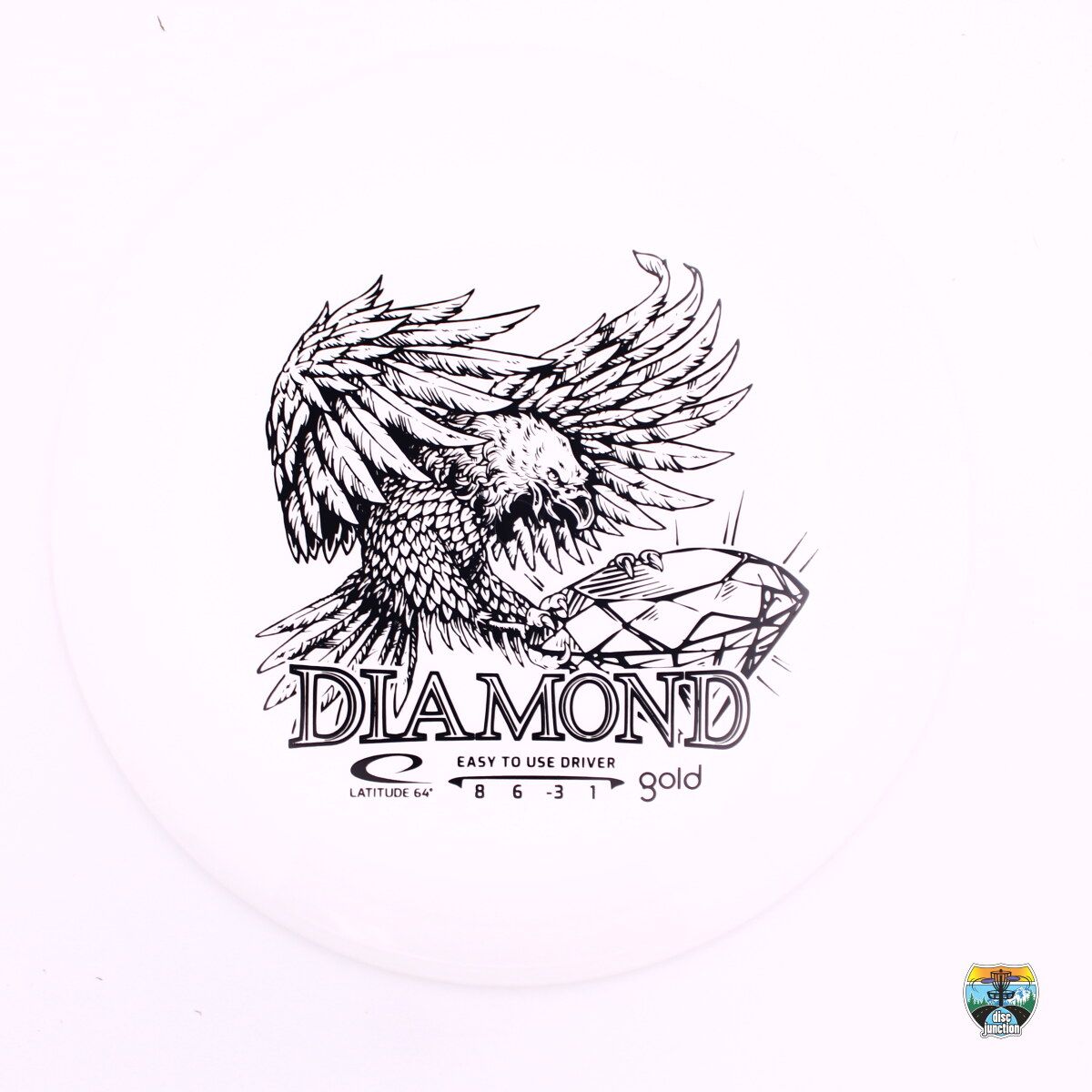 Latitude 64° Gold Diamond, Manufacturer Weight Range: 150-154 Grams, Color: White, Serial Number: 0680-0062