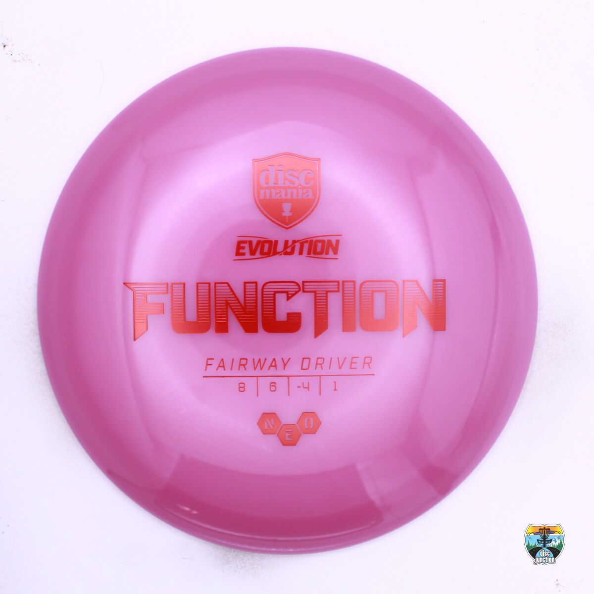 Discmania Neo Evolution Function, Manufacturer Weight Range: 173+ Grams, Color: Purple, Serial Number: 0654-0003