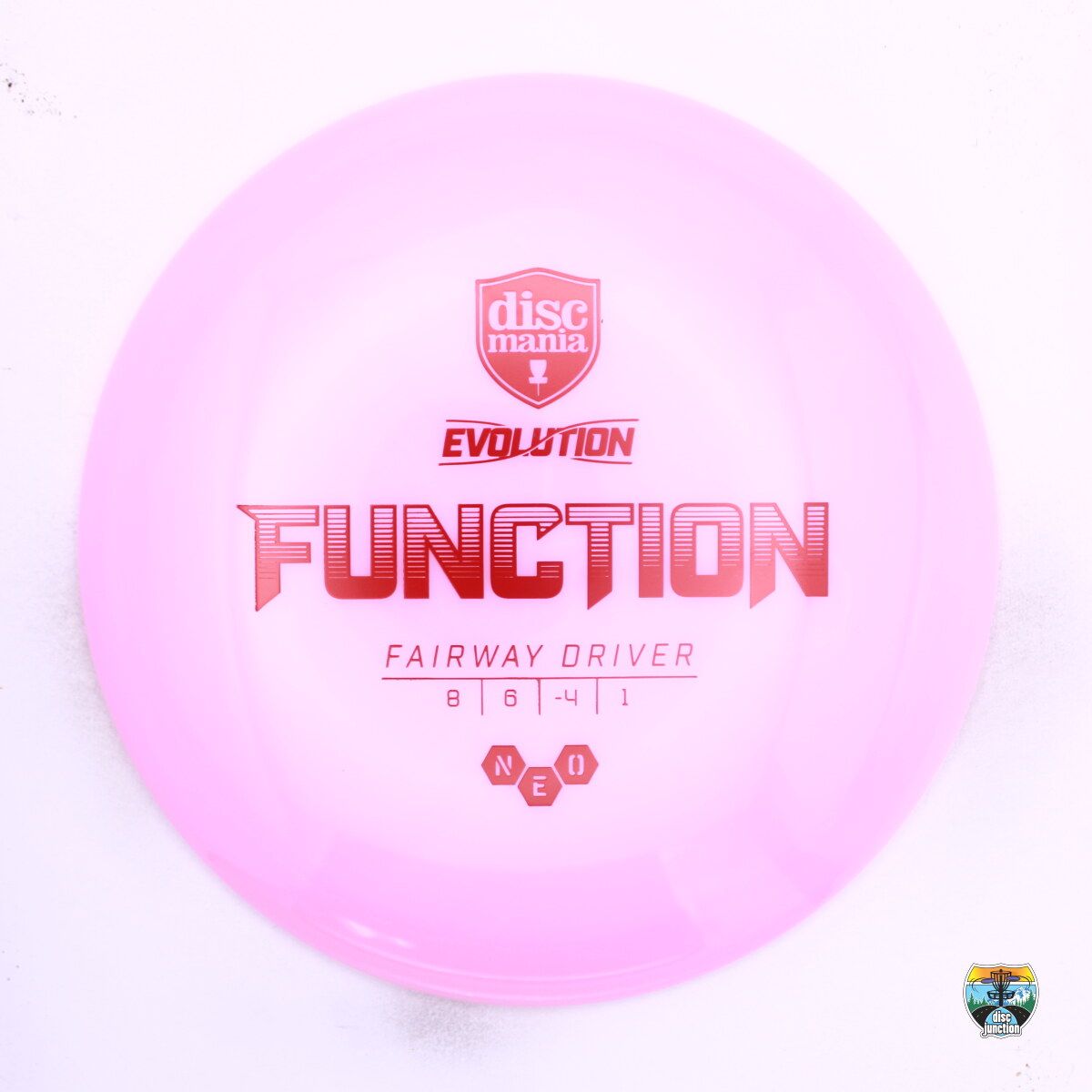 Discmania Neo Evolution Function, Manufacturer Weight Range: 173+ Grams, Color: Pink, Serial Number: 0654-0001