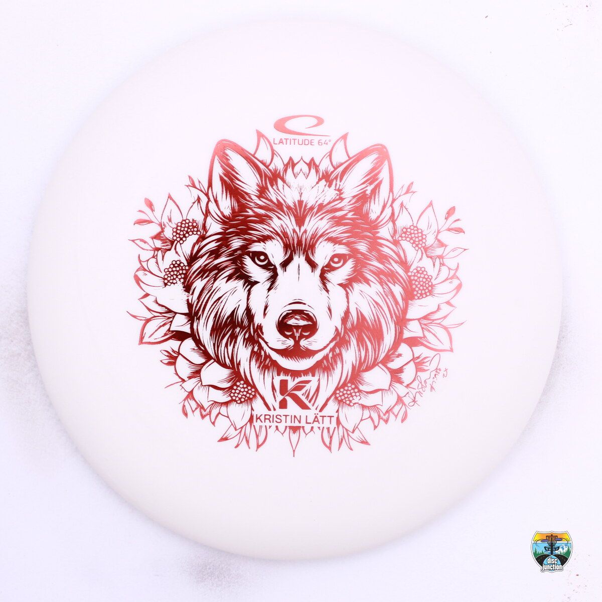 Latitude 64° Zero Medium Moonshine Pure 2025 Team Series Kristin Latt, Manufacturer Weight Range: 173+ Grams, Color: White, Serial Number: 0606-0110