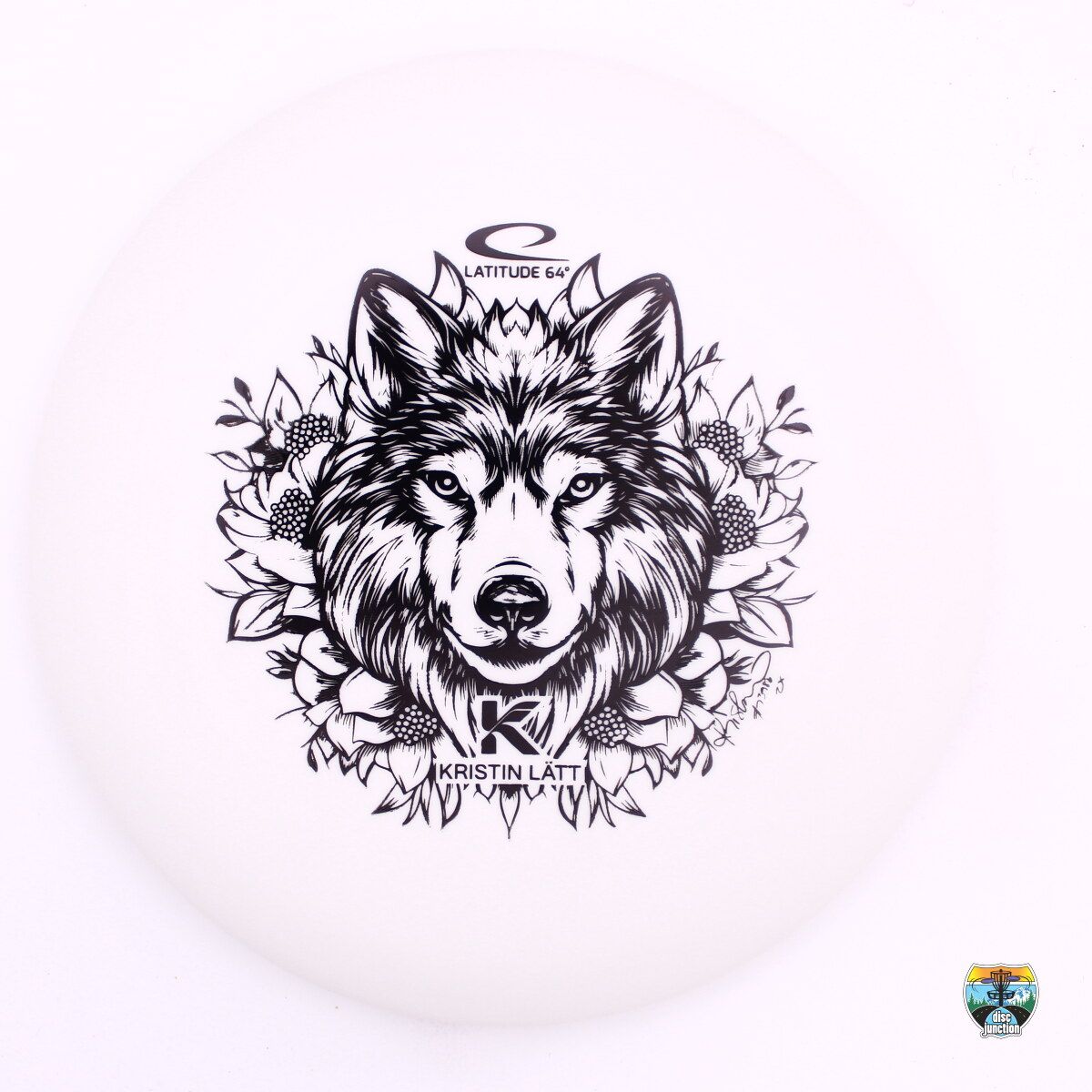 Latitude 64° Zero Medium Moonshine Pure 2025 Team Series Kristin Latt, Manufacturer Weight Range: 173+ Grams, Color: White, Serial Number: 0715-0024