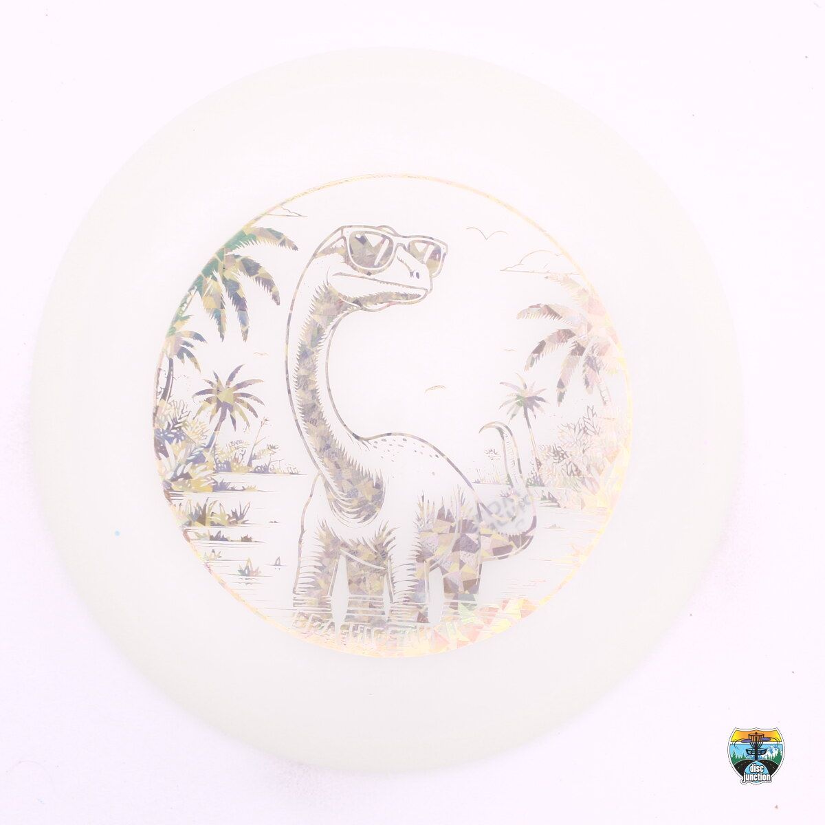 Dino Discs Egg Shell Glow Brachiosaurus, Manufacturer Weight Range: 150- Grams, Color: Glow, Serial Number: 0760-0008