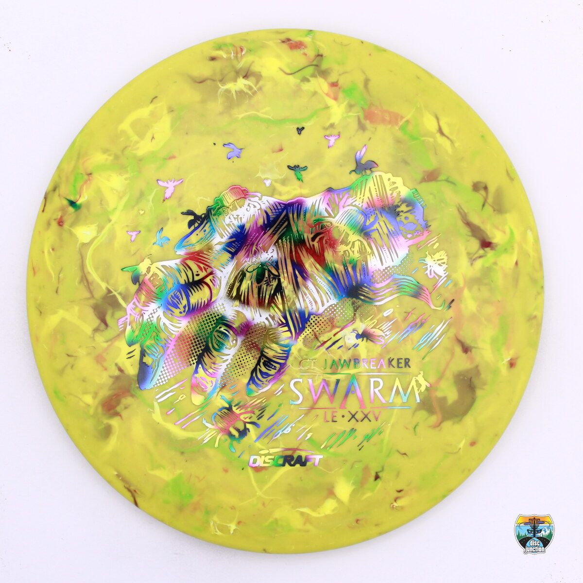 Discraft CT Swarm Ledgestone Edition 2025 Season 2, Manufacturer Weight Range: 177+ Grams, Color: Yellow, Serial Number: 0451-0020