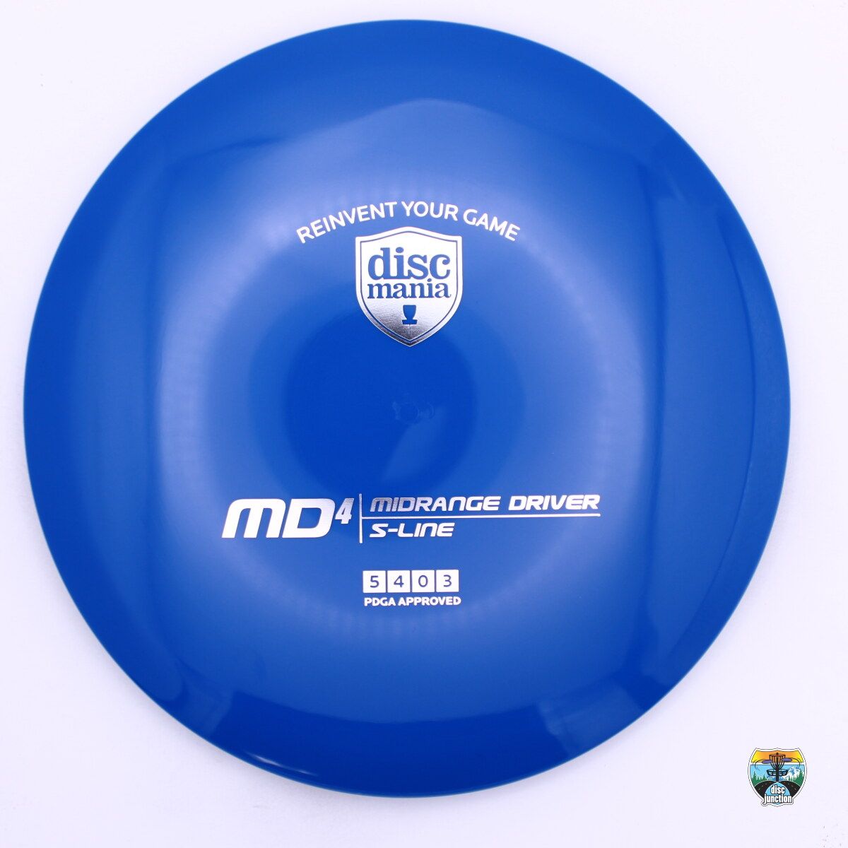 Discmania S-Line MD4, Manufacturer Weight Range: 177+ Grams, Color: Blue, Serial Number: 0459-0057
