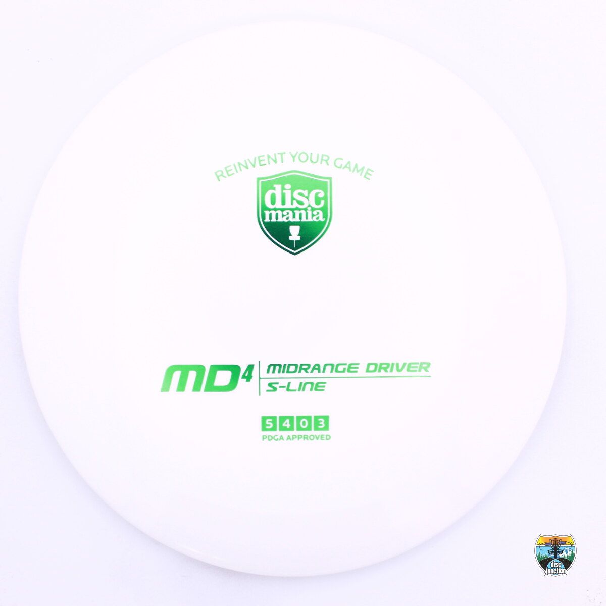 Discmania S-Line MD4, Manufacturer Weight Range: 177+ Grams, Color: White, Serial Number: 0459-0060