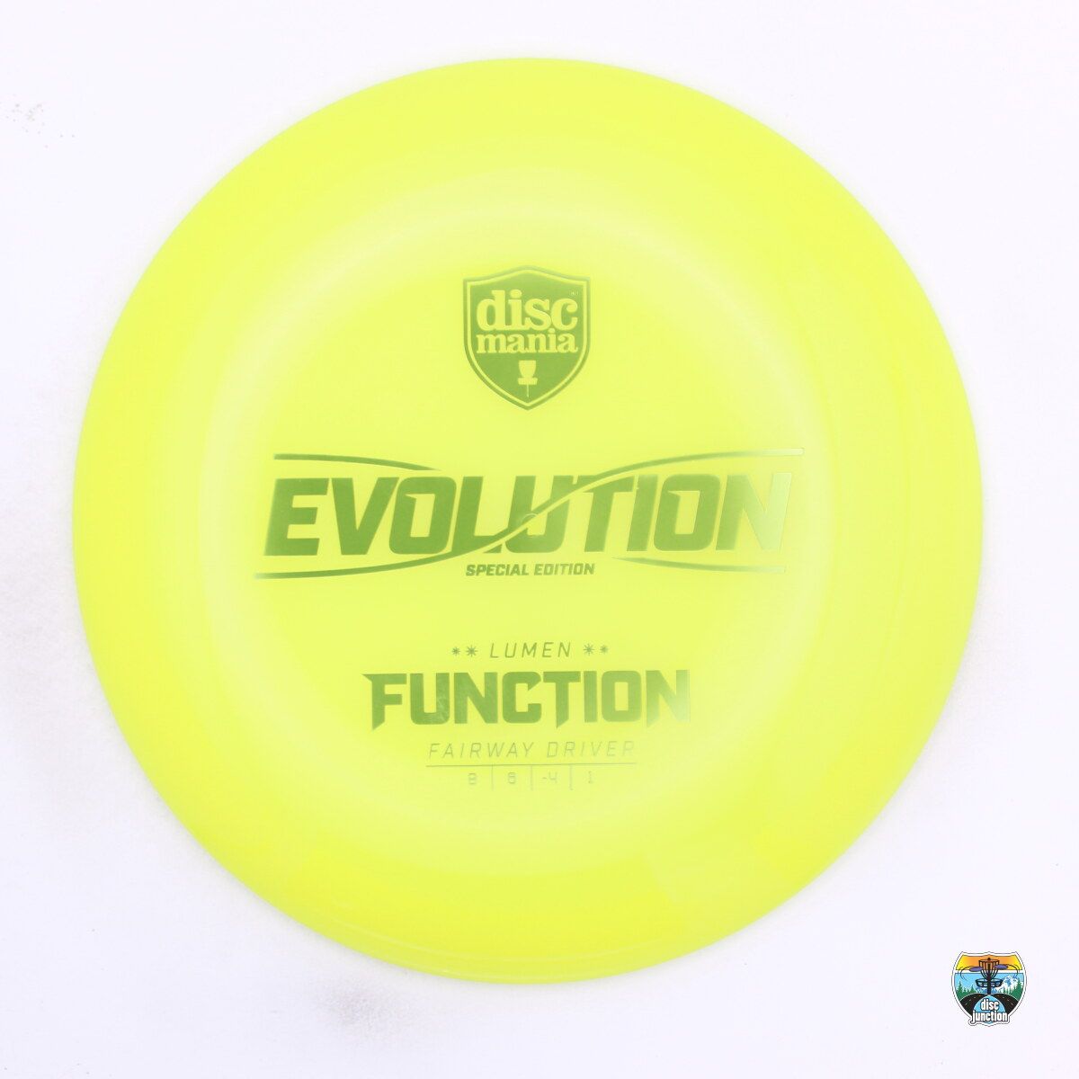 Discmania Lumen Neo Evolution Function Special Edition Dealer Appreciation, Manufacturer Weight Range: 173+ Grams, Color: Yellow, Serial Number: 0536-0011