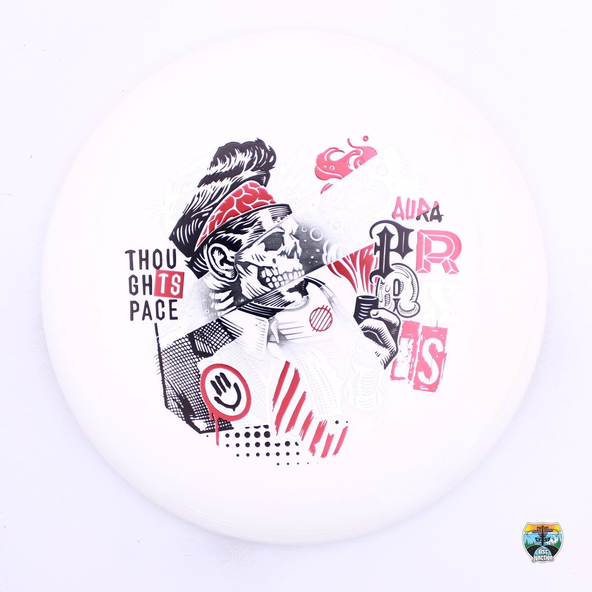 Thought Space Athletics Aura Soft Praxis, Manufacturer Weight Range: 173-176 Grams, Color: White, Serial Number: 0472-0007