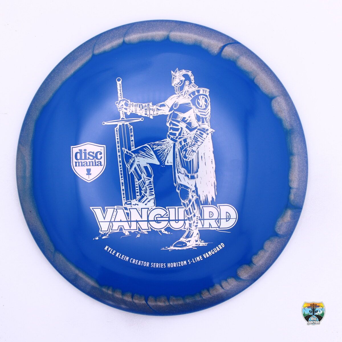 Discmania Horizon S-Line Vanguard Creator Series Kyle Klein, Manufacturer Weight Range: 173+ Grams, Color: Blue/Silver, Serial Number: 0475-0008
