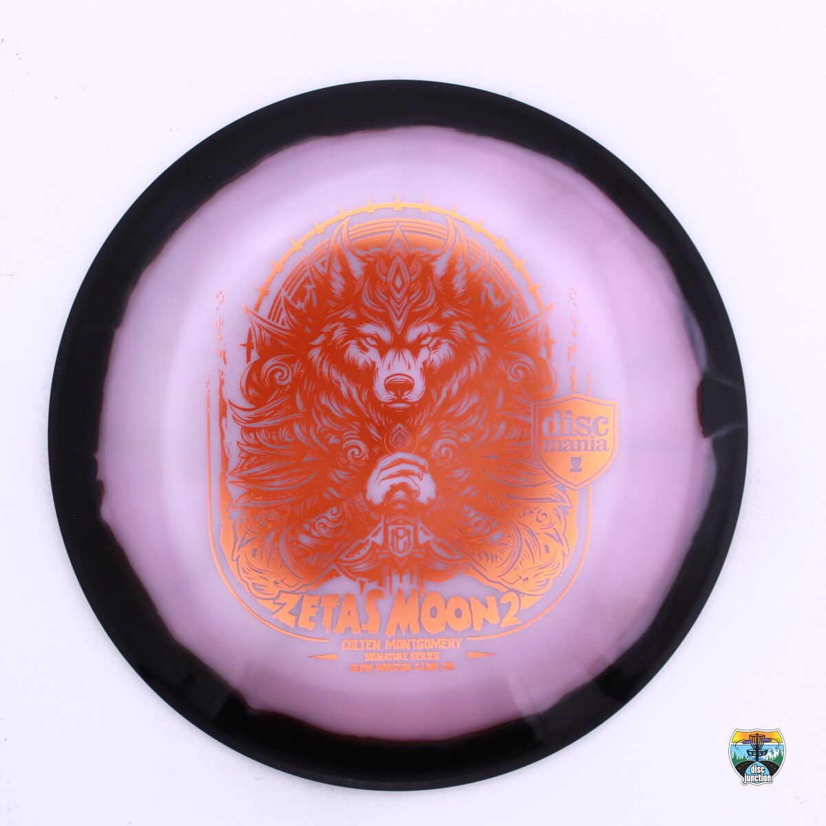 Discmania Horizon C-Line Glow CD1 Signature Series Colten Montgomery Zeta's Moon 2, Manufacturer Weight Range: 173+ Grams, Color: Pink/Black, Serial Number: 0476-0002