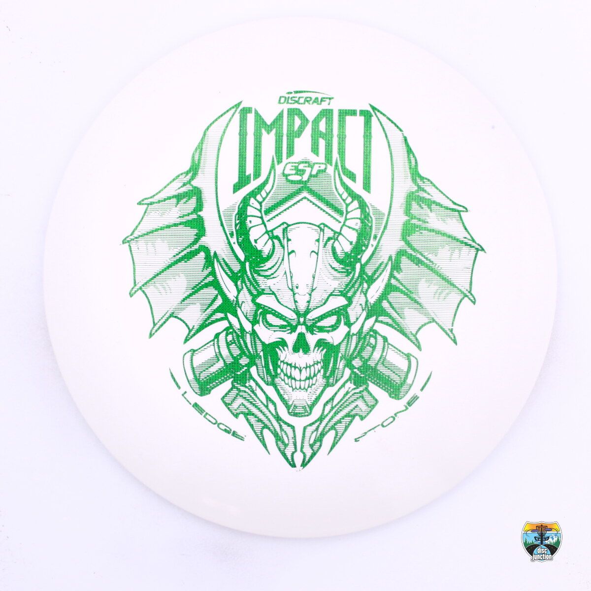 Discraft ESP Glo Impact Ledgestone Edition 2025 Season 3, Manufacturer Weight Range: 175-176 Grams, Color: White, Serial Number: 0477-0031