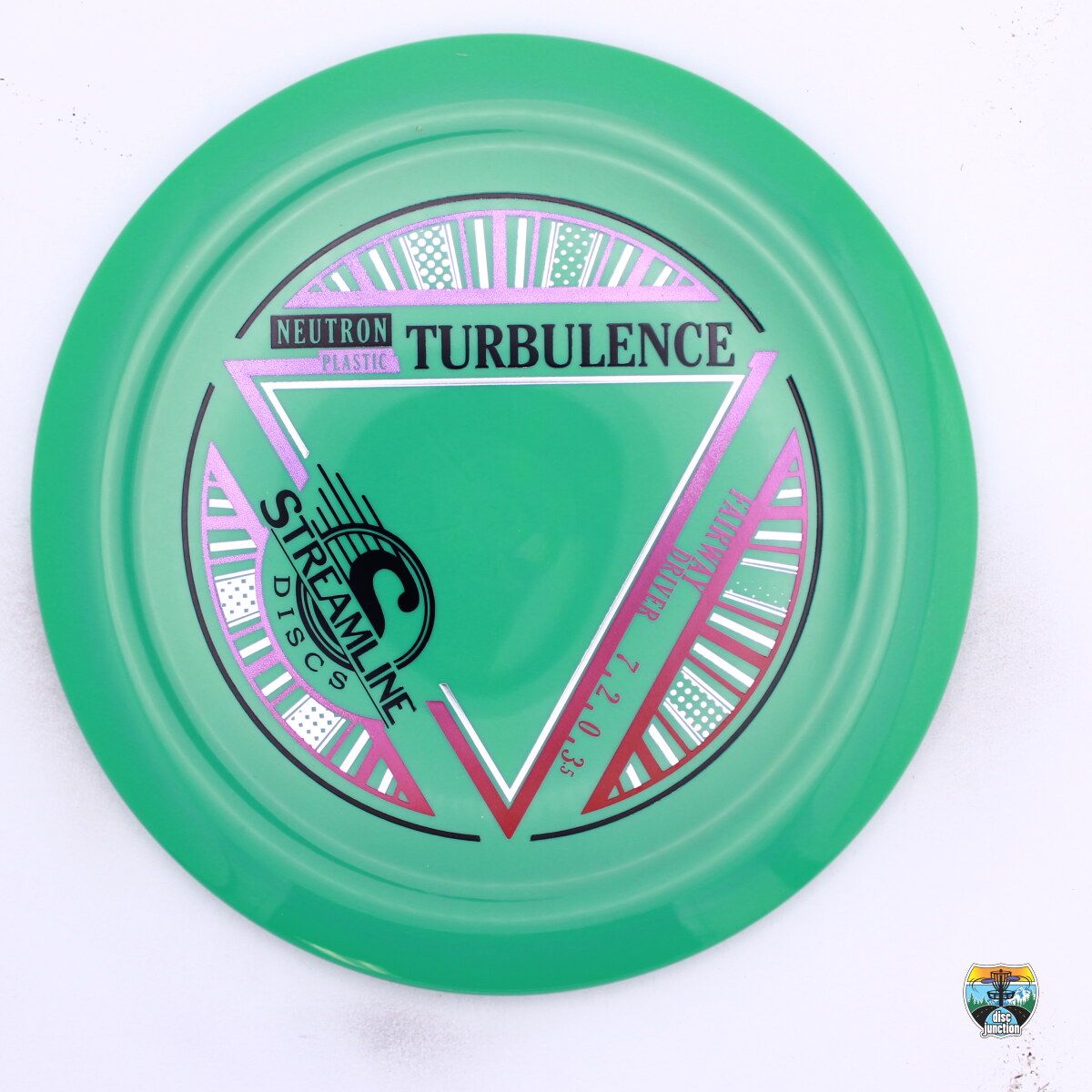 Streamline Neutron Turbulence, Manufacturer Weight Range: 165-169 Grams, Color: Green, Serial Number: 0567-0139