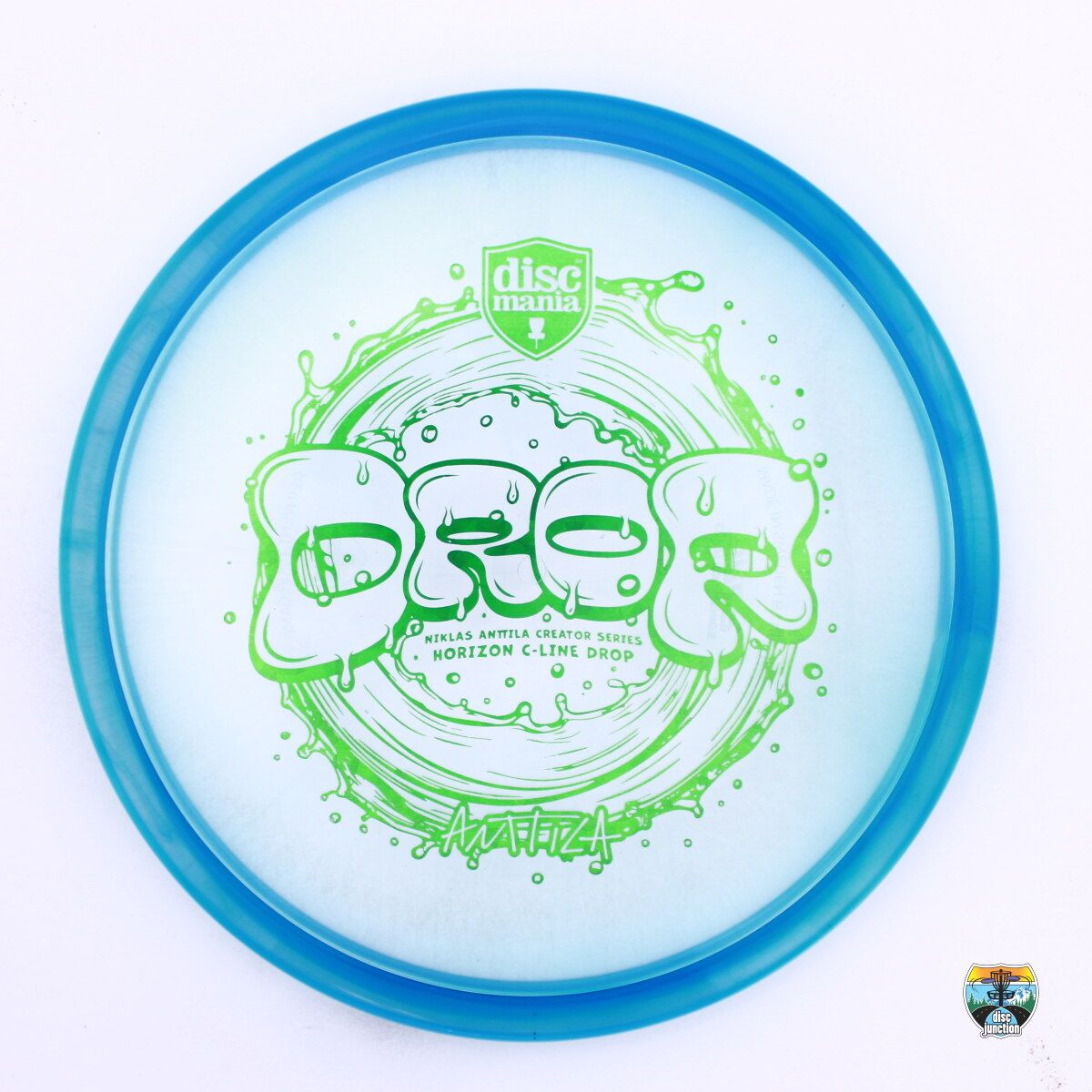 Discmania Horizon C-Line Drop Creator Series Niklas Anttila, Manufacturer Weight Range: 173+ Grams, Color: Clear/Blue, Serial Number: 0481-0005