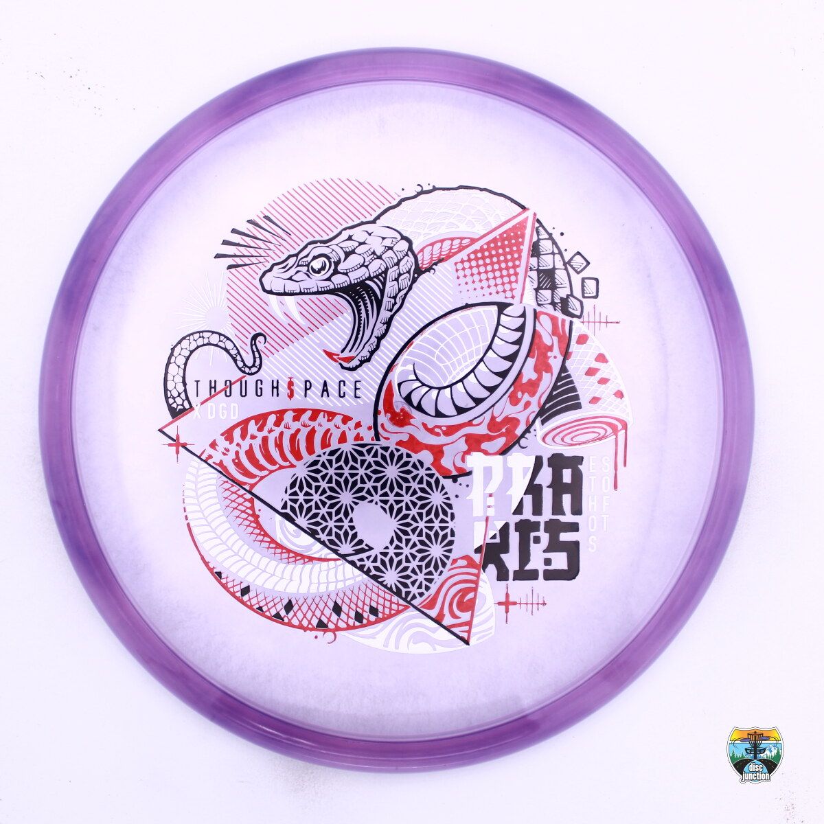 Thought Space Athletics Ethos Soft Praxis Praxhissss, Manufacturer Weight Range: 170-172 Grams, Color: Purple, Serial Number: 0000-0326