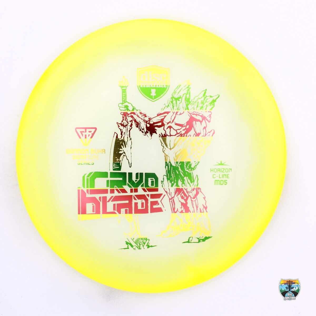 Discmania Horizon C-Line MD5 Signature Series Gannon Buhr Cryo Blade, Manufacturer Weight Range: 173+ Grams, Color: White/Yellow, Serial Number: 0524-0010