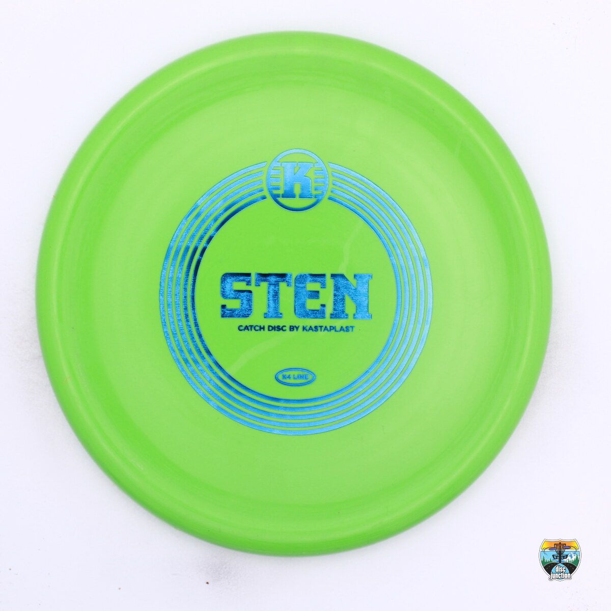 Kastaplast K4 Line Sten, Manufacturer Weight Range: 125-134 Grams, Color: Green, Serial Number: 0524-0037