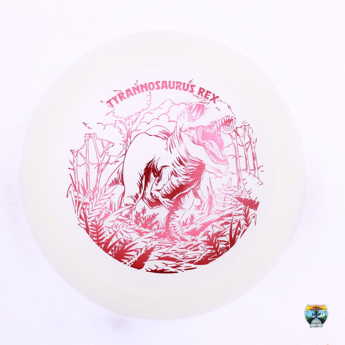 Dino Discs Egg Shell Glow Tyrannosaurus Rex, Manufacturer Weight Range: 150- Grams, Color: Glow, Serial Number: 0526-0025