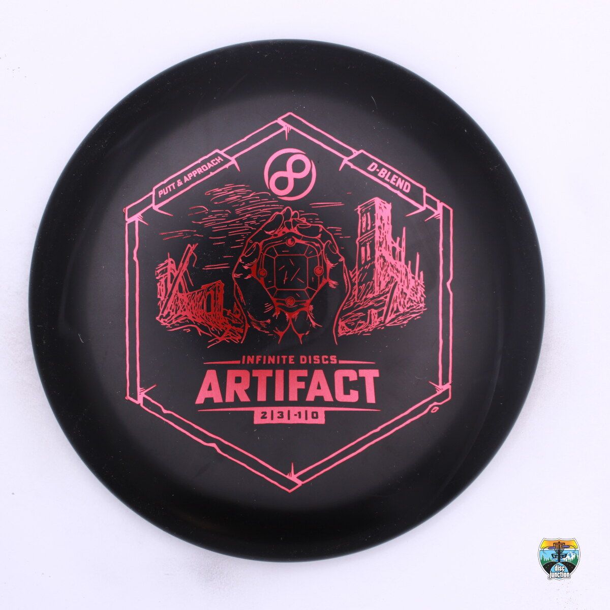 Infinite Discs D-Blend Artifact, Manufacturer Weight Range: 173-176 Grams, Color: Black, Serial Number: 0526-0058