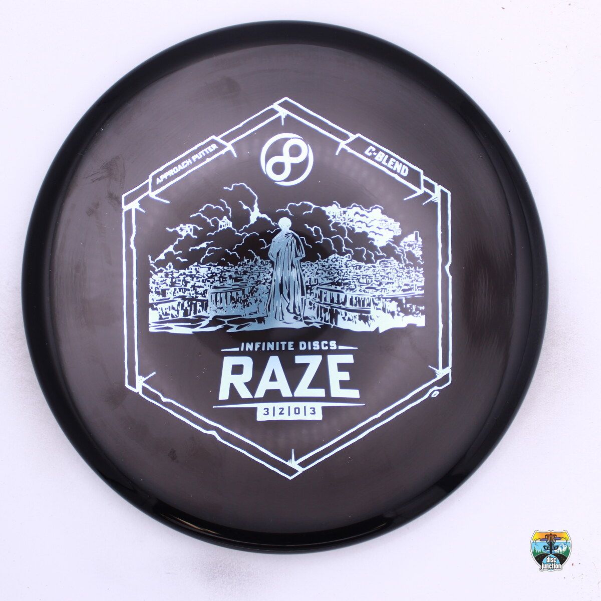Infinite Discs C-Blend Raze, Manufacturer Weight Range: 173-176 Grams, Color: Black, Serial Number: 0593-0018