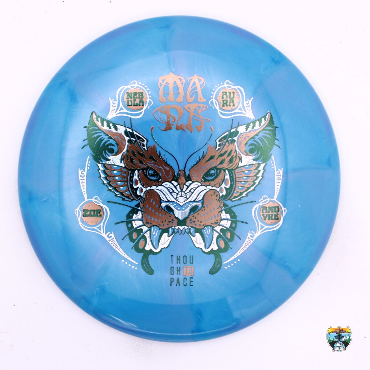 Thought Space Athletics Nebula Aura Mana Signature Series Zoe AnDyke, Manufacturer Weight Range: 177+ Grams, Color: Blue, Serial Number: 0760-0090