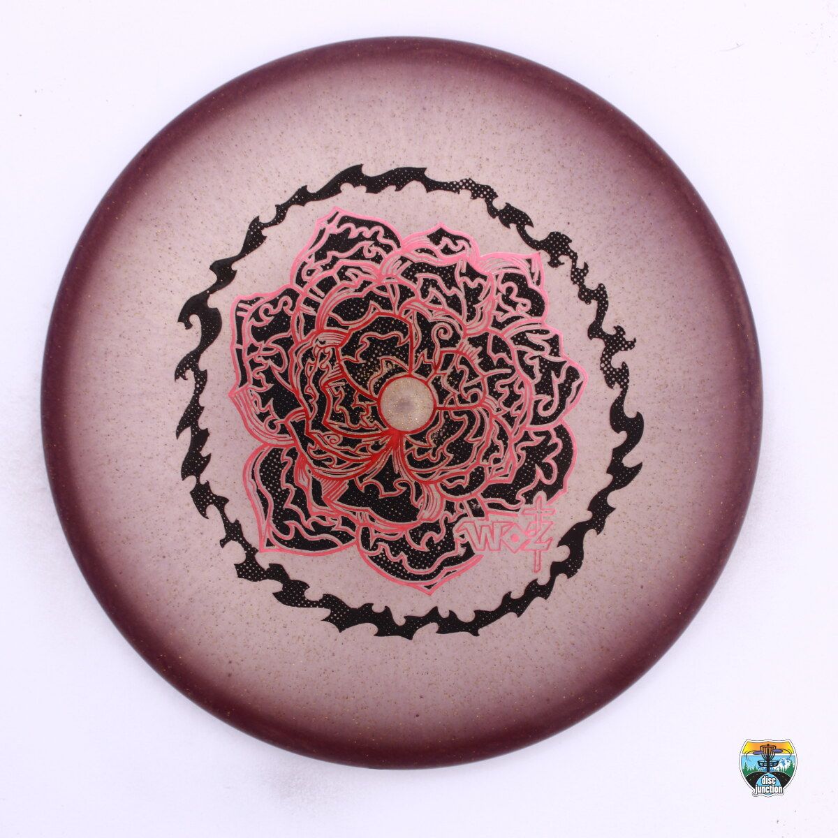 Gateway Metal Flake Diamond Shaman Signature Series Tyler Wozniak WoznBloom Black Rose, Manufacturer Weight Range: 173+ Grams, Color: Purple, Serial Number: 0538-0031