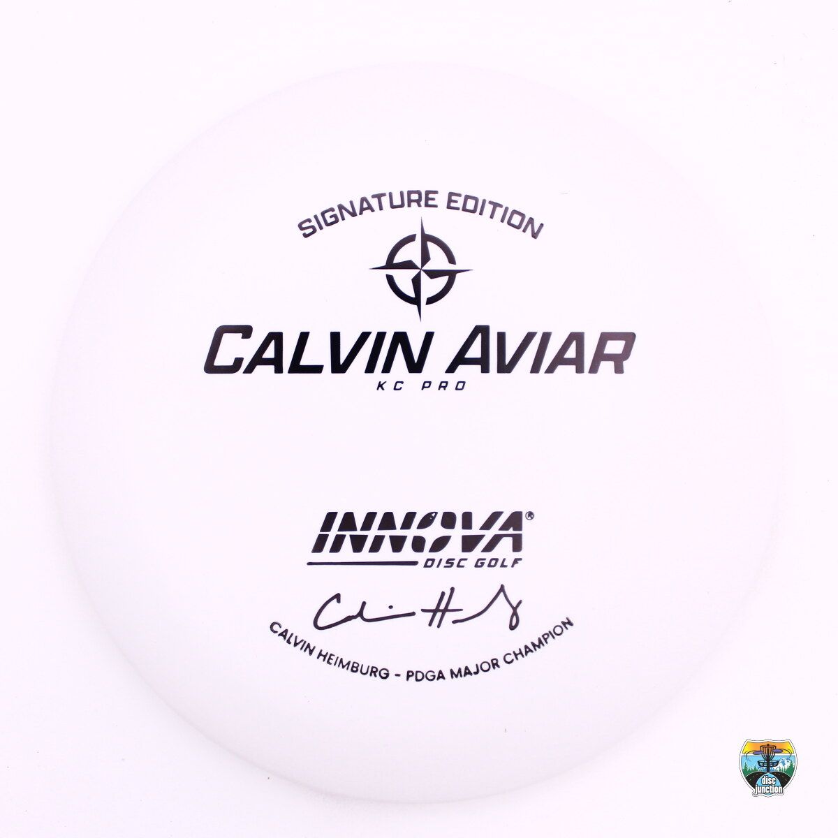 Innova KC Pro KC Pro Aviar Signature Series Calvin Heimburg PDGA Major Champion, Manufacturer Weight Range: 173-175 Grams, Color: White, Serial Number: 0693-0056