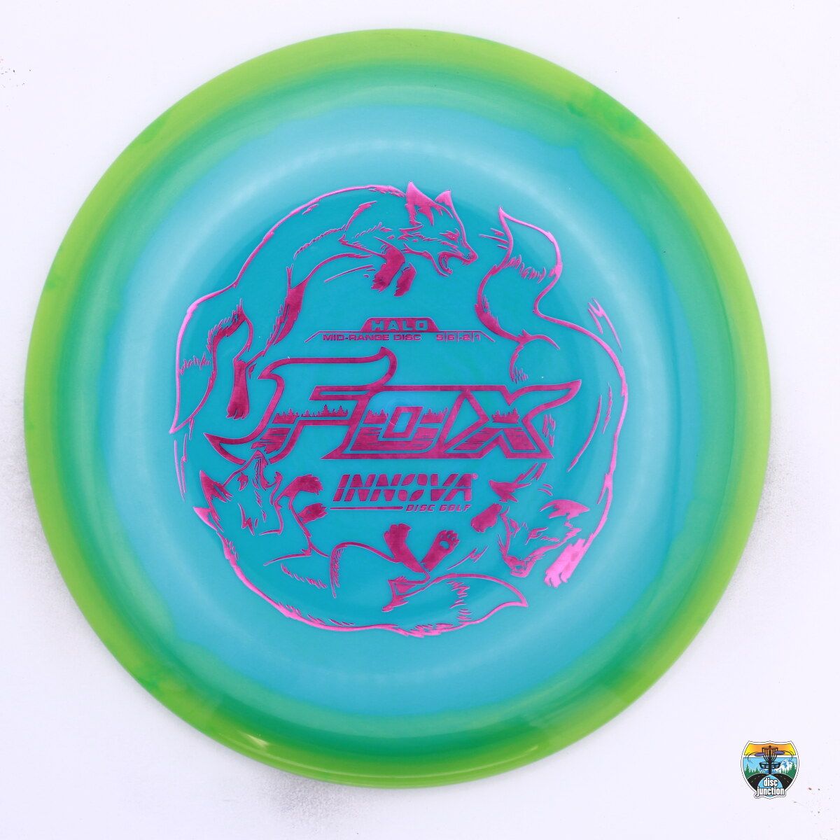 Innova Halo Star Fox, Manufacturer Weight Range: 165-169 Grams, Color: Blue/Green, Serial Number: 0592-0026