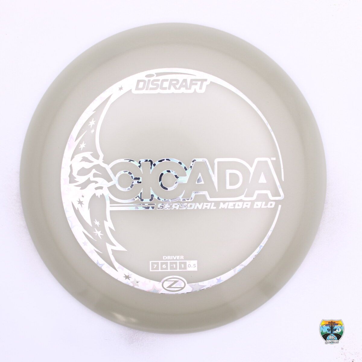 Discraft Mega Glo Z Cicada Seasonal Mega Glo 2025, Manufacturer Weight Range: 170-172 Grams, Color: Glow, Serial Number: 0551-0024