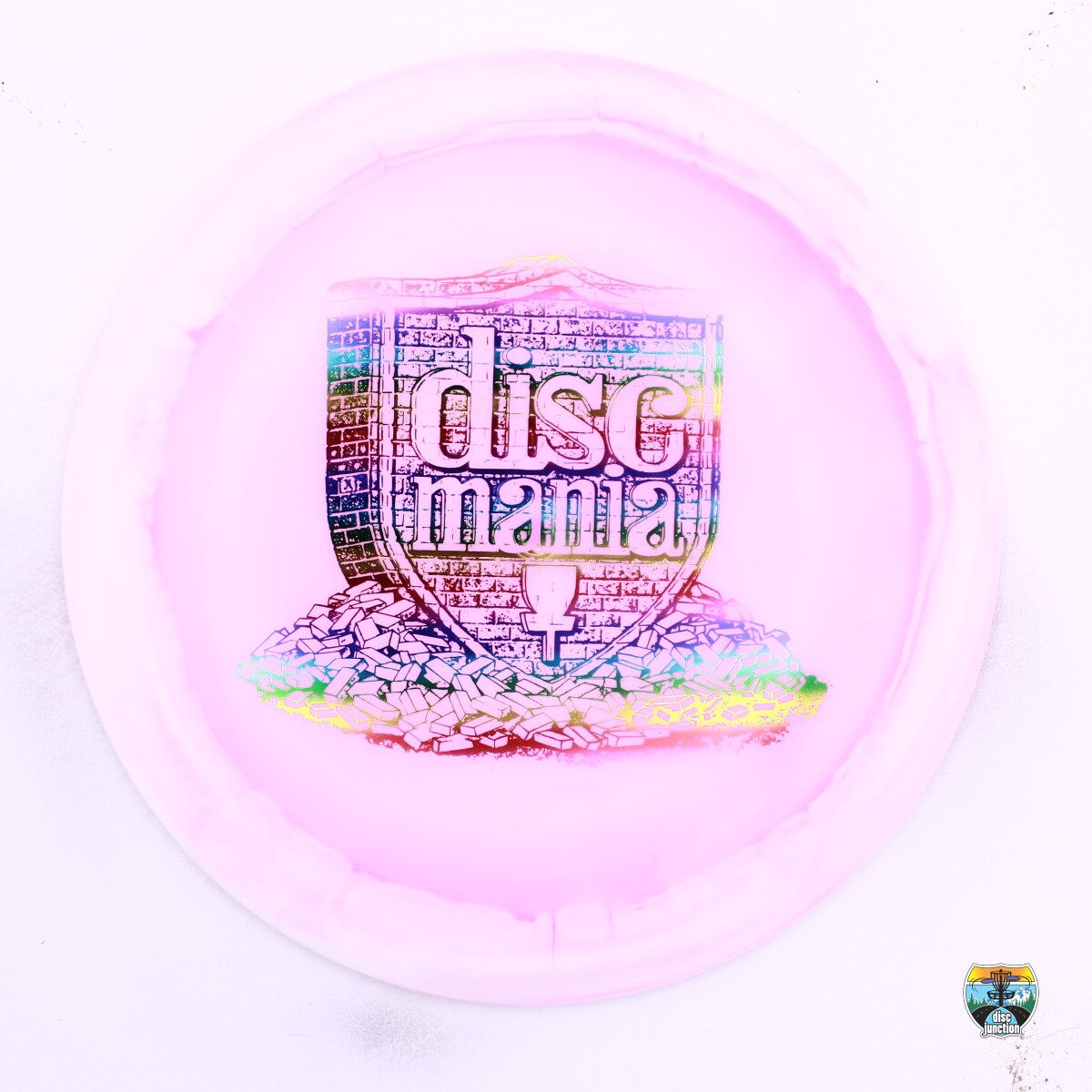 Discmania Horizon C-Line Glow DD2 Brick &amp; Mortar Shield, Manufacturer Weight Range: 173+ Grams, Color: Pink/White, Serial Number: 0568-0004