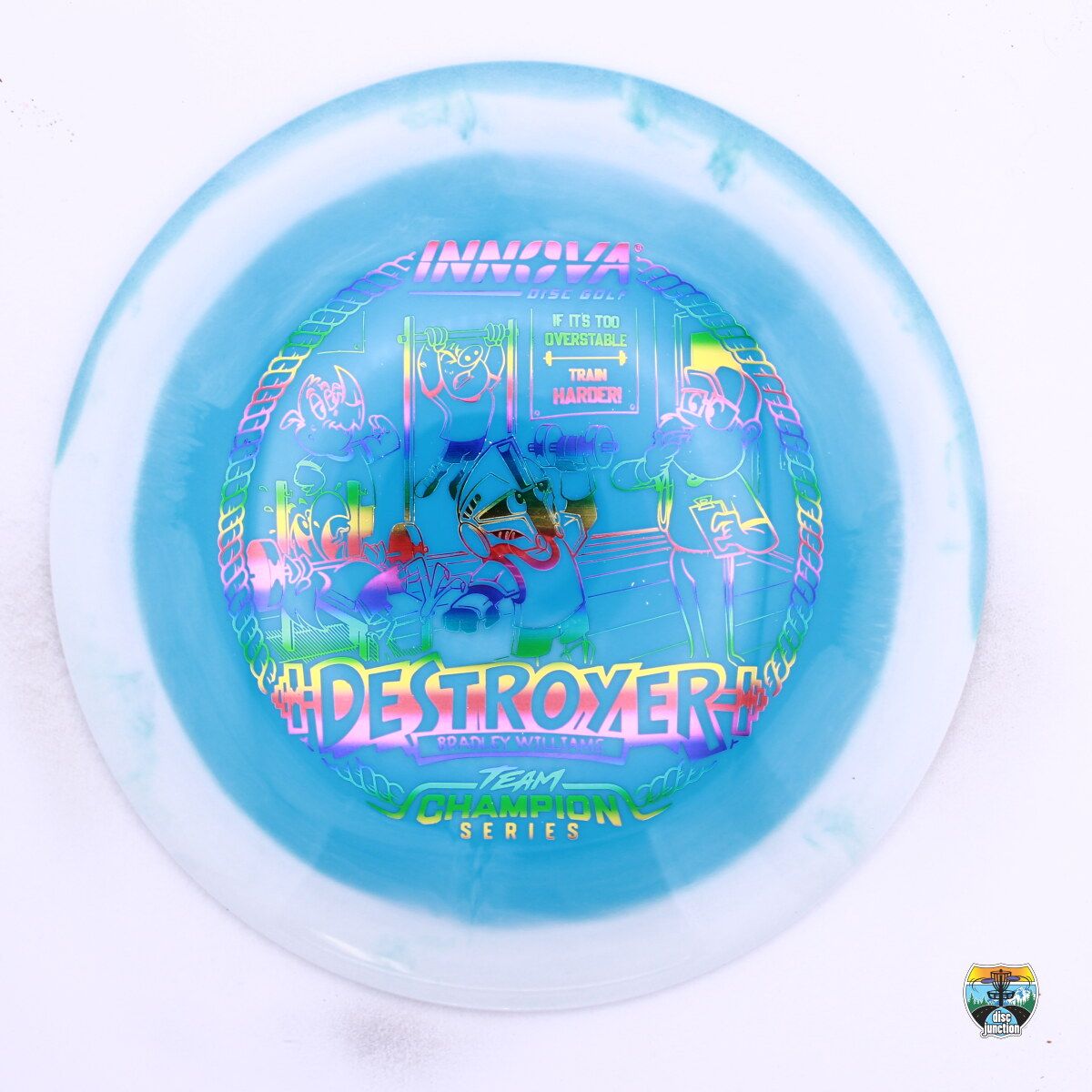 Innova Halo Star Destroyer 2026 Team Champion Tour Series Bradley Williams, Manufacturer Weight Range: 156-159 Grams, Color: Blue/White, Serial Number: 0586-0052