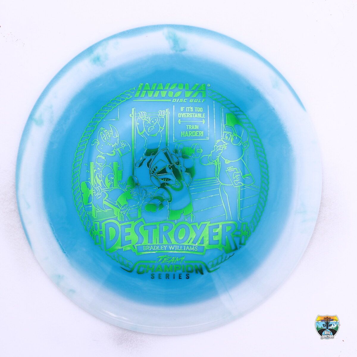 Innova Halo Star Destroyer 2026 Team Champion Tour Series Bradley Williams, Manufacturer Weight Range: 156-159 Grams, Color: Blue/White, Serial Number: 0586-0053