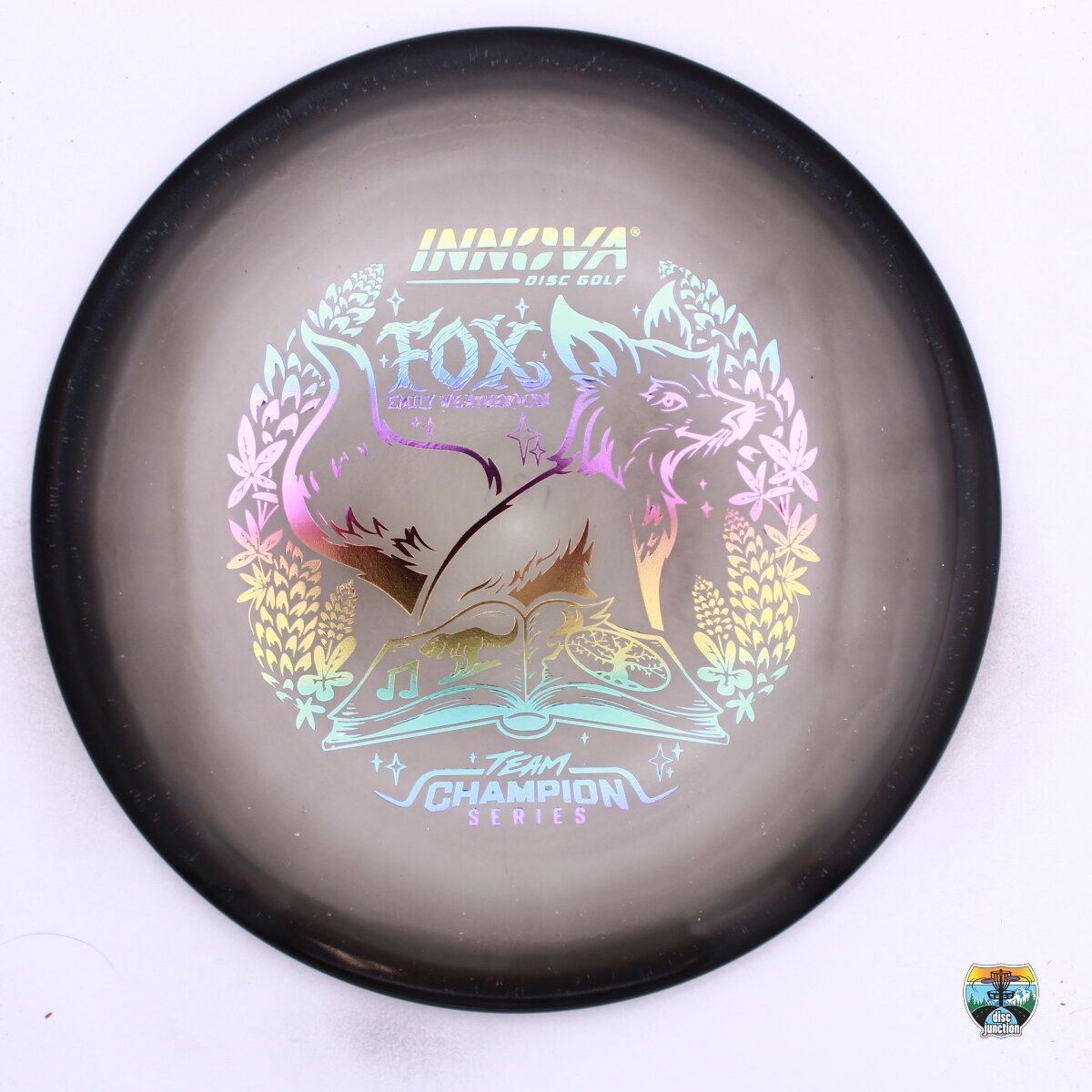 Innova Proto Glow Halo Champion Fox 2026 Team Champion Tour Series Emily Weatherman, Manufacturer Weight Range: 178-180 Grams, Color: Glow/Black, Serial Number: 0586-0114