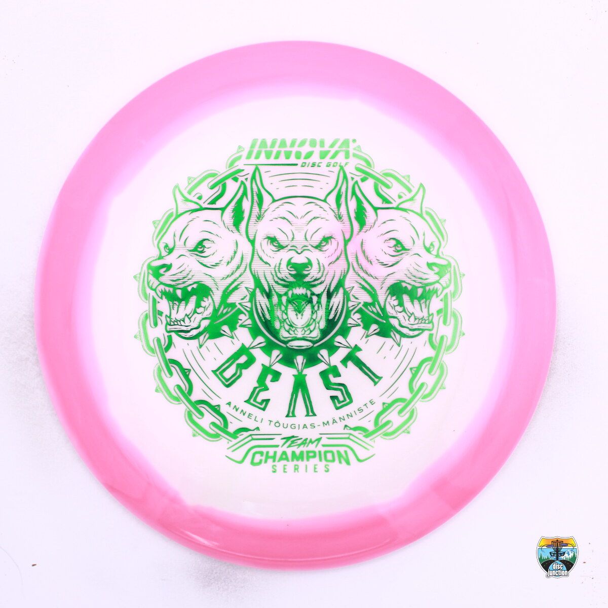 Innova Proto Glow Halo Star Beast 2026 Team Champion Tour Series Anelli Tõugjas-Männiste, Manufacturer Weight Range: 170-172 Grams, Color: Glow/Pink, Serial Number: 0586-0137