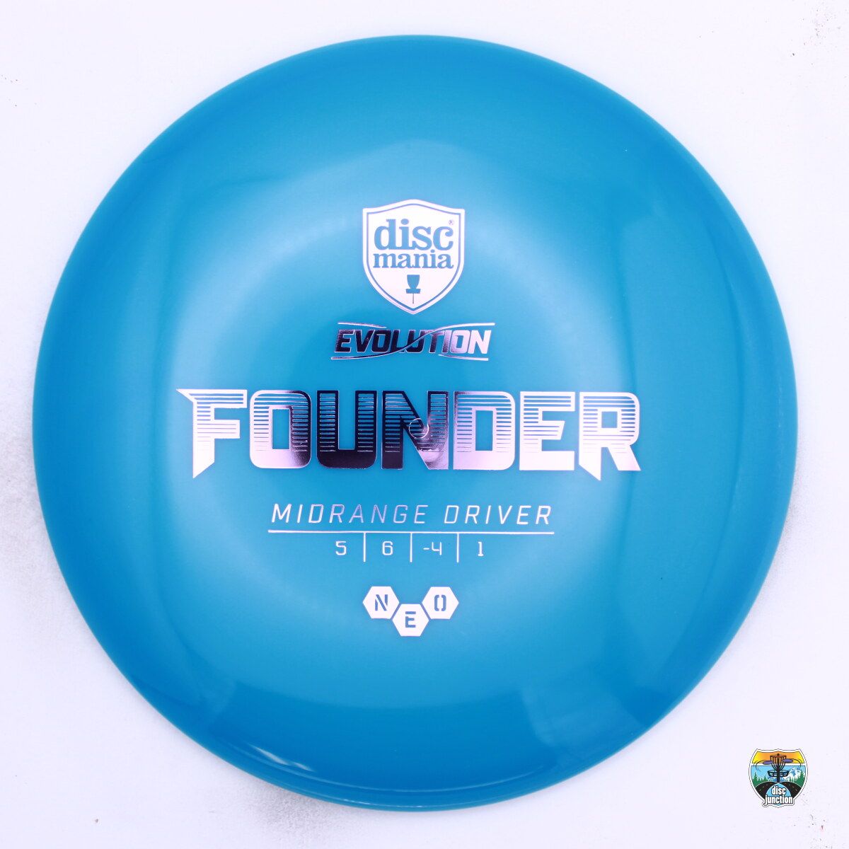 Discmania Neo Evolution Founder, Manufacturer Weight Range: 173-176 Grams, Color: Blue, Serial Number: 0606-0009