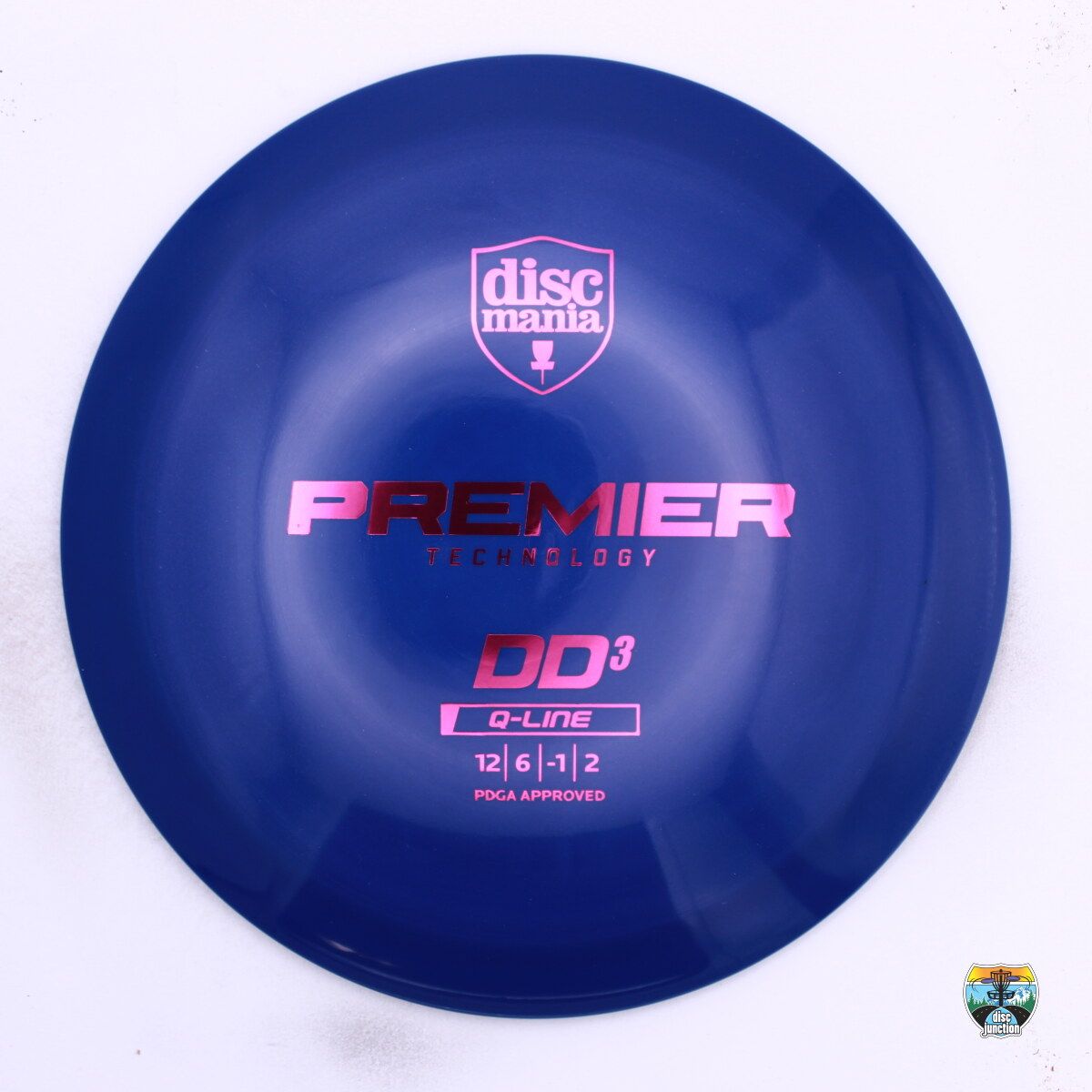 Discmania Q-Line DD3 Premier Technology, Manufacturer Weight Range: 173+ Grams, Color: Blue, Serial Number: 0606-0015